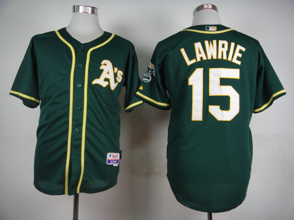 Men Oakland Athletics #15 Lawrie Green MLB Jerseys